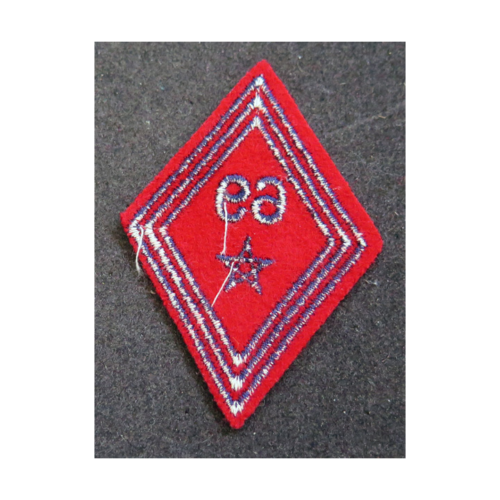 LOSANGE DE BRAS MODÈLE 45 : losange du 69° RA régiment d'artillerie AFN modèle troupe