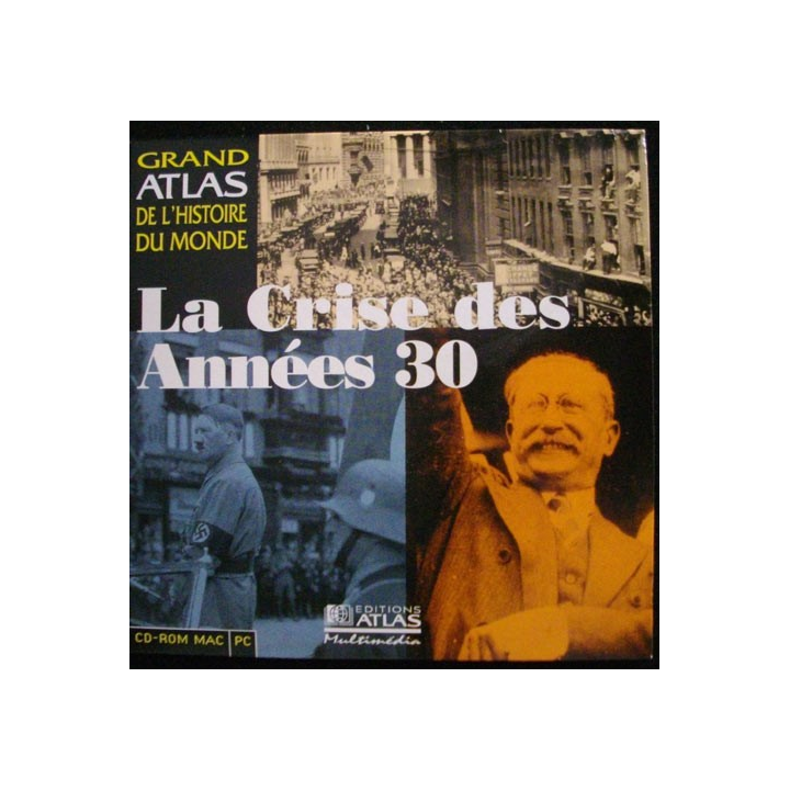  CD ROM MAC PC : La Crise des années 30 éditions Atlas