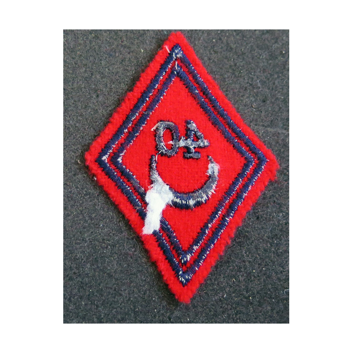 LOSANGE DE BRAS MODÈLE 45 : losange du 40° RANA régiment d'artillerie Nord Africaine modèle troupe