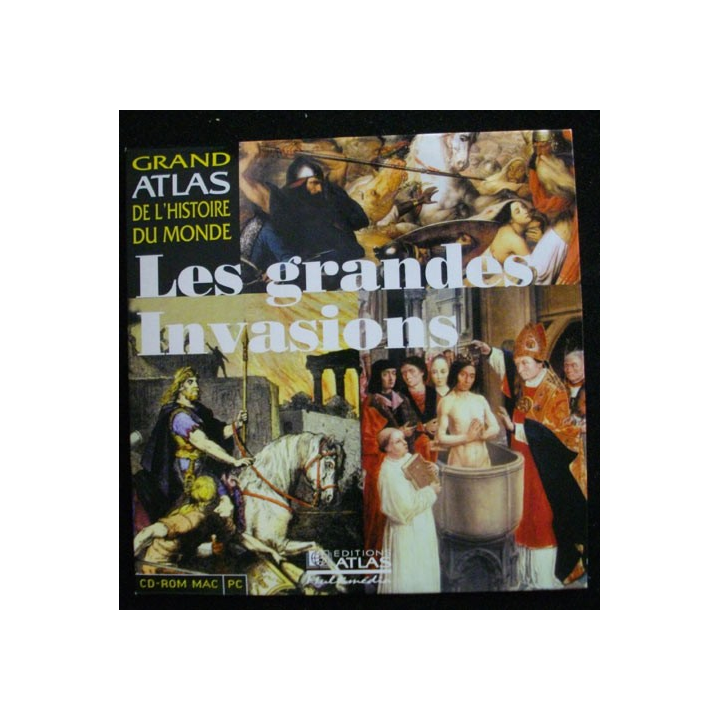  CD ROM MAC PC : Les grandes invasions éditions Atlas