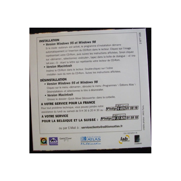  CD ROM MAC PC : Les grandes invasions éditions Atlas