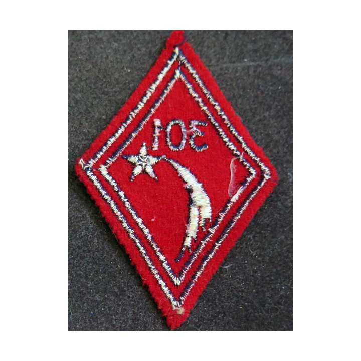 LOSANGE DE BRAS MODÈLE 45 : losange du 301° GA Groupe d'artillerie modèle troupe