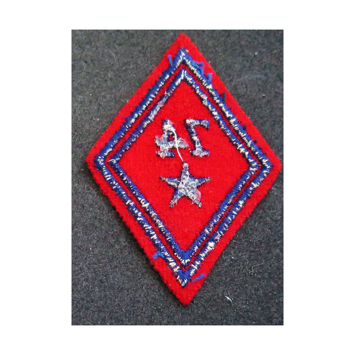 LOSANGE DE BRAS MODÈLE 45 : losange du 74° RAB régiment d'artillerie blindé modèle troupe