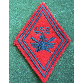 LOSANGE DE BRAS MODÈLE 45 : losange du 453° Groupe d'artillerie antiaérienne modèle troupe