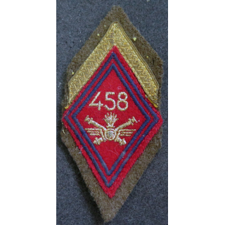 LOSANGE DE BRAS MODÈLE 45 : losange de sergent PDL du 448° Groupe d'artillerie antiaérienne légère
