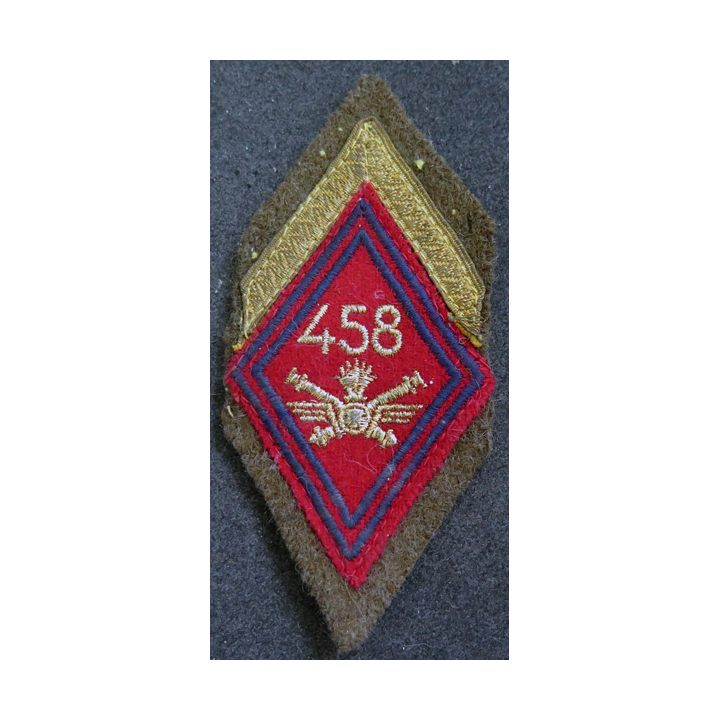 LOSANGE DE BRAS MODÈLE 45 : losange de sergent PDL du 448° Groupe d'artillerie antiaérienne légère