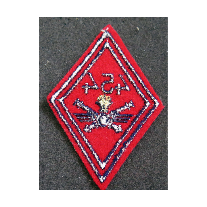LOSANGE DE BRAS MODÈLE 45 : losange du 454° Groupe d'artillerie antiaérienne modèle troupe