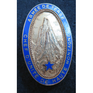 Brevet de Chef d'Unité de Haute Montagne Drago G. 2337