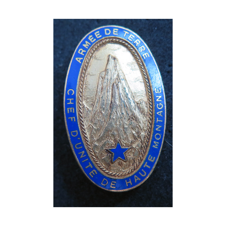 Brevet de Chef d'Unité de Haute Montagne Drago G. 2337