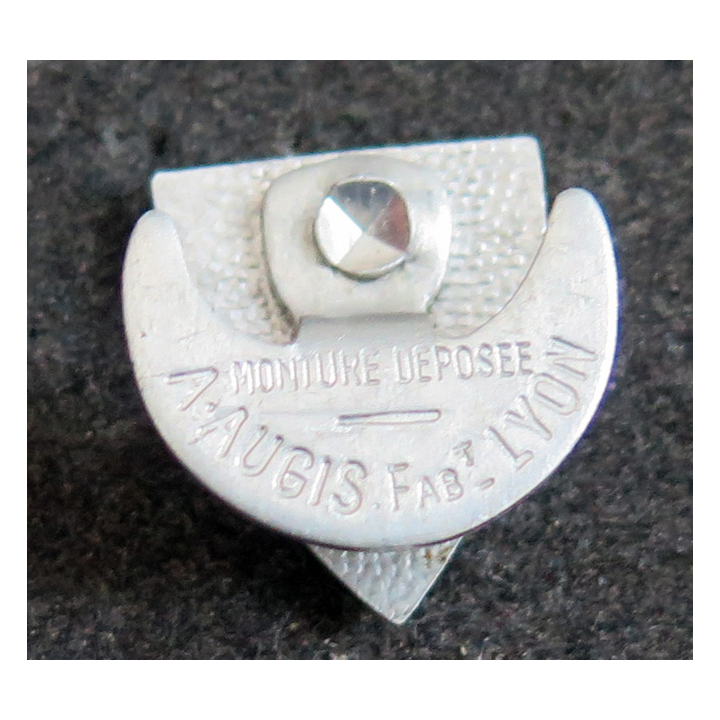 LFC : insigne de boutonnière de la Légion Française des combattants 2° Guerre mondiale fabrication Augis en aluminium peint