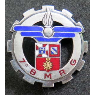 7° BMRG : 7° Bataillon du matériel de Réserve Générale Drago Romainville G. 1024 en émail