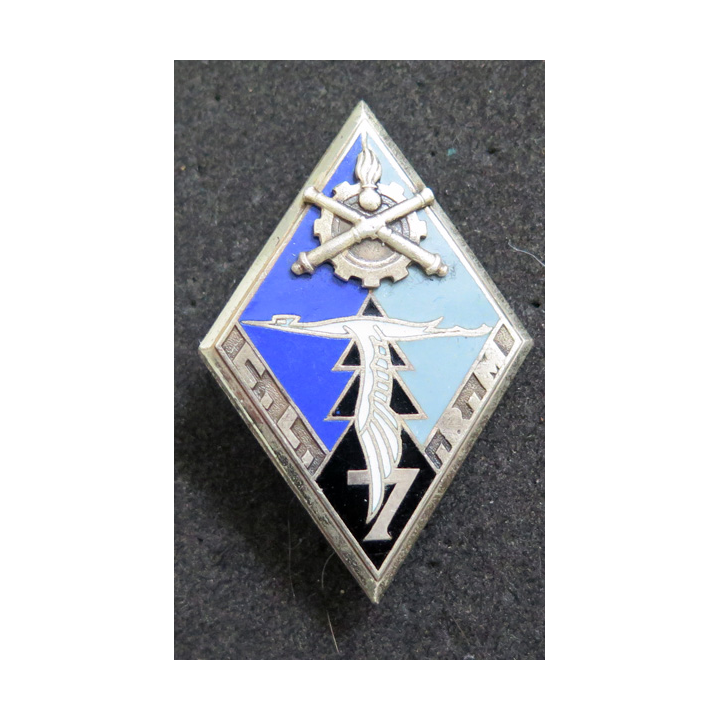 7° CLRM :  7° compagnie légère de réparation du Matériel de fabrication Drago Paris G. 2013 en émail
