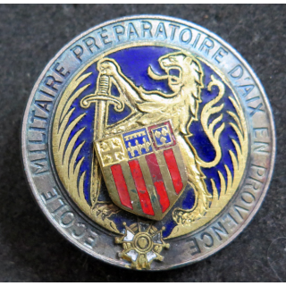 EMP AIX : insigne de l'école militaire préparatoire d'Aix en Provence Drago H. 630 en émail