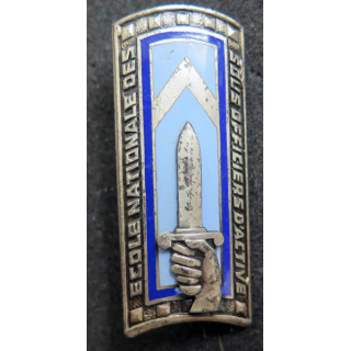 ENSOA insigne école nationale sous-officiers d'active  rago G. 1987