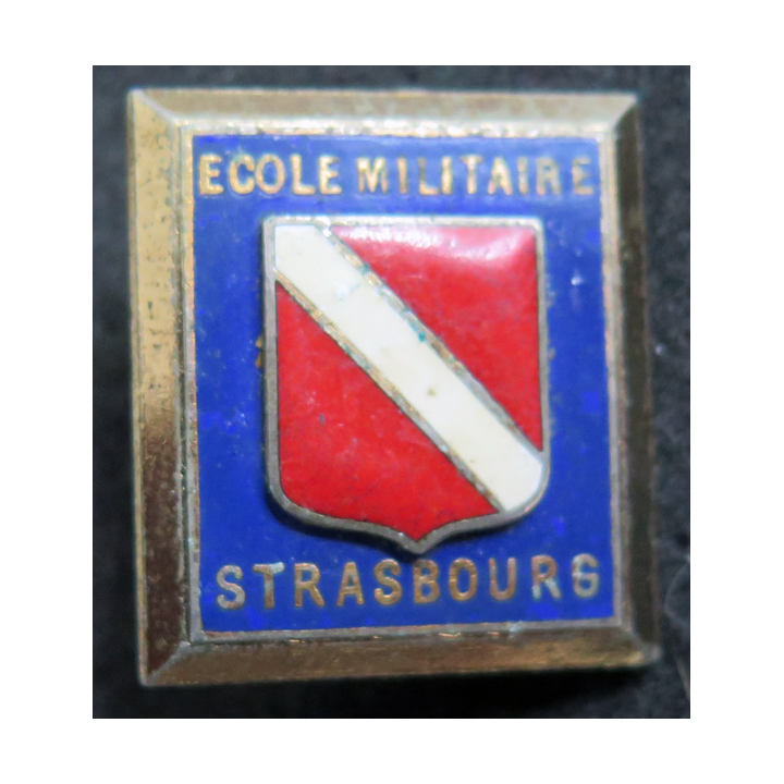 EMS : insigne de l'école militaire de Strasbourg de fabrication Drago G. 436