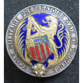 EMP AIX : insigne de l'école militaire préparatoire d'Aix en Provence Drago H. 630 en émail