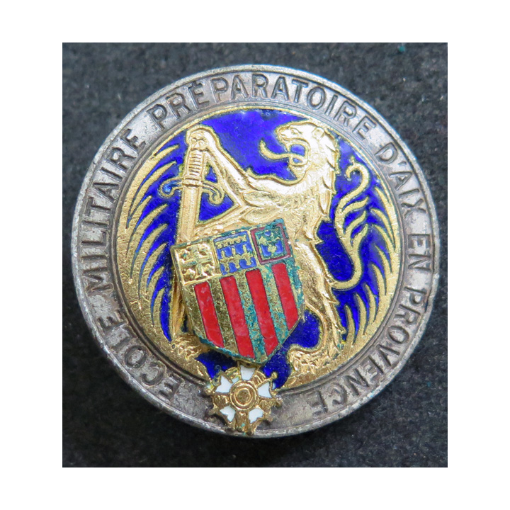 EMP AIX : insigne de l'école militaire préparatoire d'Aix en Provence Drago H. 630 en émail