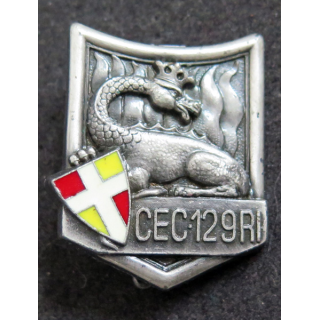 CEC 129° RI : CEC du 129° régiment d'infanterie de fabrication Delsart G. 2526