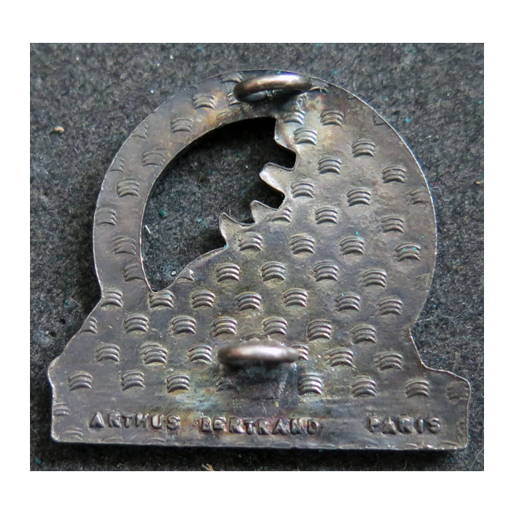 1° RIM : 1° régiment d'infanterie motorisé Arthus Bertrand Paris devise relief émail