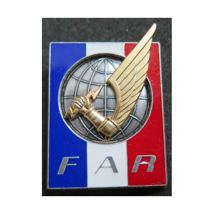 FAR Force d'Action rapide Delsart G. 3158 globe aile éclair drapeau