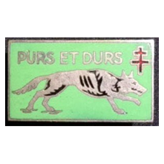 2° CA : 2° CORPS D'ARMÉE PURS ET DURS ÉMAIL VERT CLAIR poinçon AB