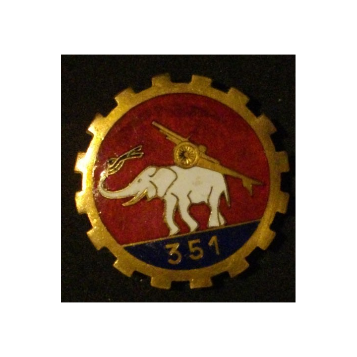 351°RALP : 351°RÉGIMENT D'ARTILLERIE LOURDE PORTEE ÉMAIL (EDET)