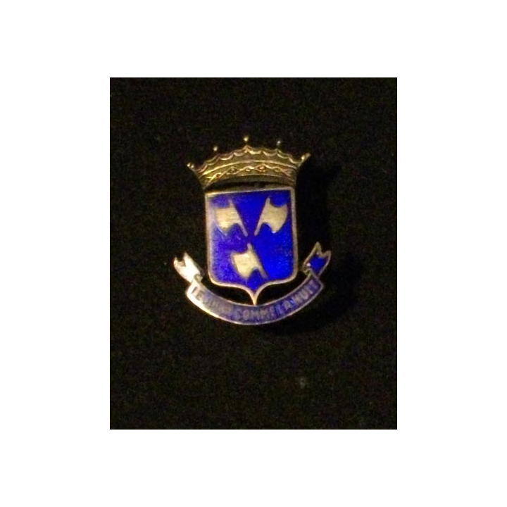 DUMONT D'URVILLE AVISO COLONIAL ÉMAIL ARGENT (FAB CHINOISE)