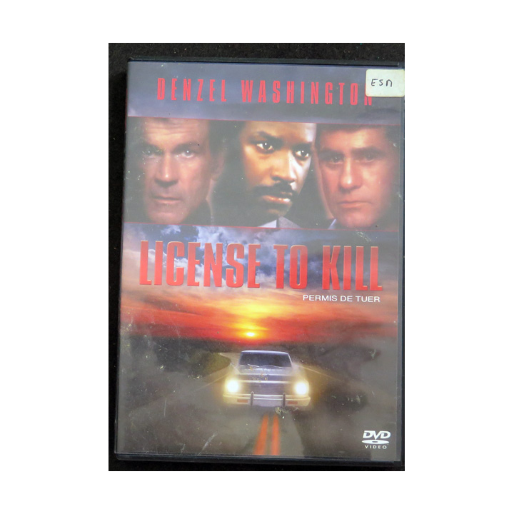 DVD : License to kill permis de tuer avec Denzel Washington