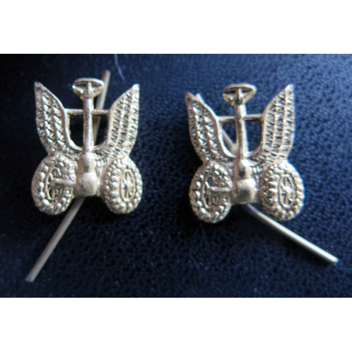 URSS : Paire d'insignes de col du transport automobile