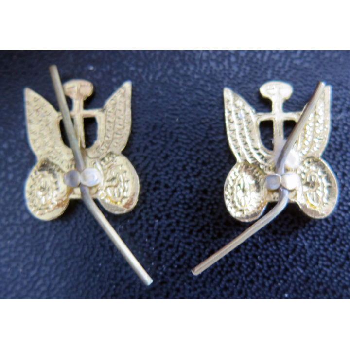 URSS : Paire d'insignes de col du transport automobile