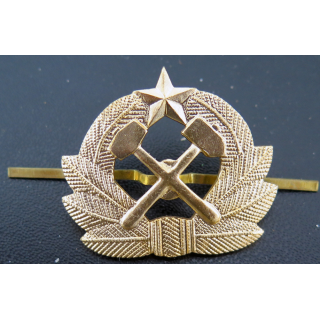 URSS : insigne de casque soviétique des unités paramilitaires de l'industrie charbonnière
