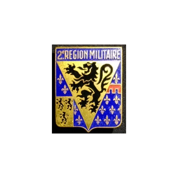 2° RM : 2° région militaire Drago G. 2045 2 boléros en émail
