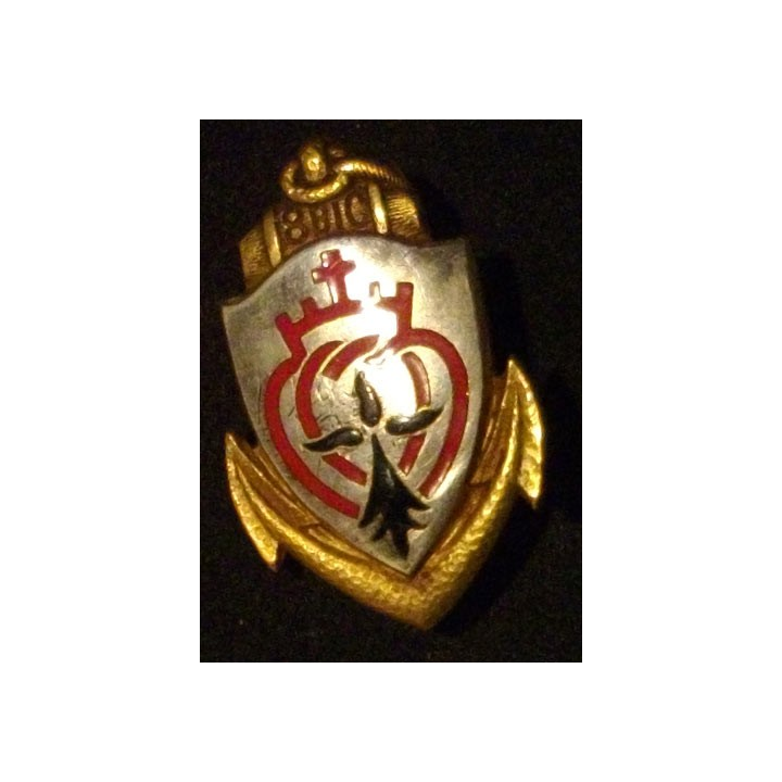8° BIC : 8° BATAILLON D'INFANTERIE COLONIALE ÉMAIL (D BER 502)
