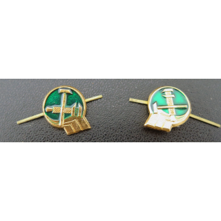 RUSSIE : insigne de col des chemins de fer