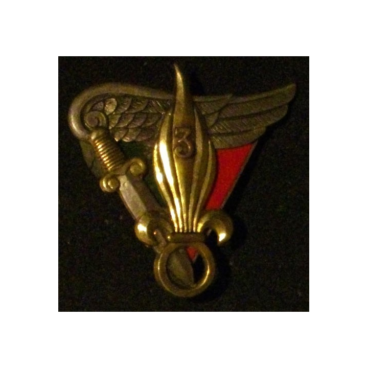 3°BEP : 3°BATAILLON ÉTRANGER PARACHUTISTE (DRAGO DÉPOSÉ) ÉMAIL
