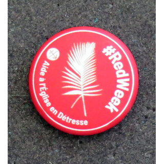 Pin's Red week aide à l'église en détresse