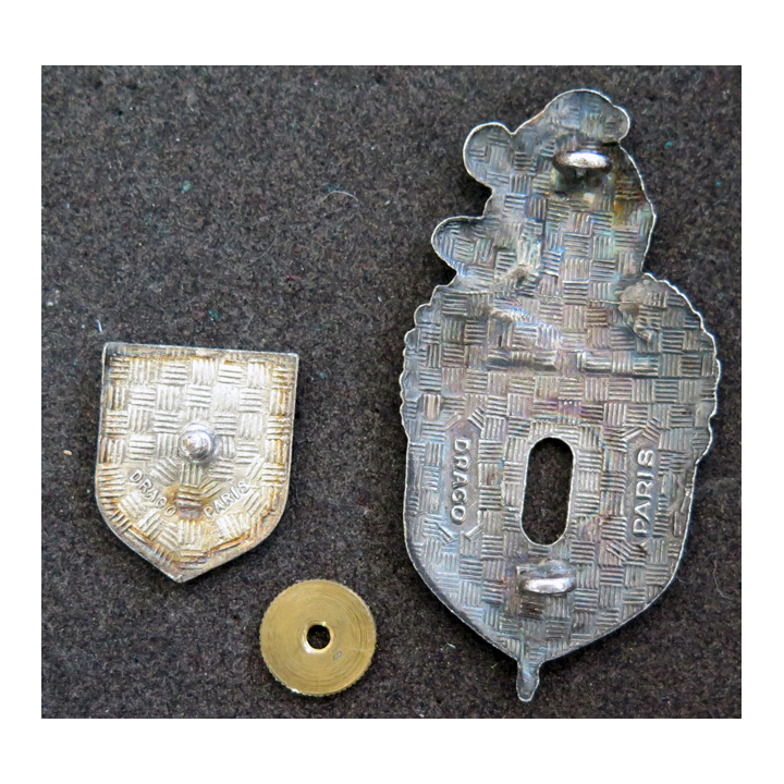 10° Légion de Gendarmerie Départementale d'Alger ( 1954 à 1962) Plateau et écu Drago Paris