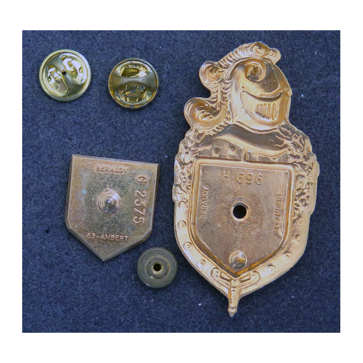 insigne de la gendarmerie maritime plateau Béraudy H. 696 écu Béraudy G. 2375