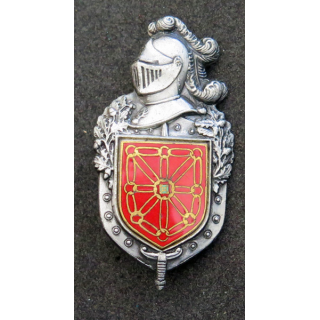 insigne de la 5° Légion Ter de gendarmerie départementale Plateau D Romainville H.696 et écu lisse émail