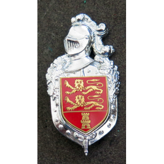 insigne de la Légion de gendarmerie départementale de Basse Normandie Plateau AB Louis Del H.696 et écu lisse