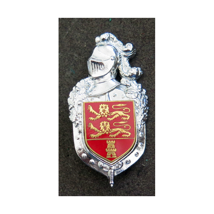 insigne de la Légion de gendarmerie départementale de Basse Normandie Plateau AB Louis Del H.696 et écu lisse
