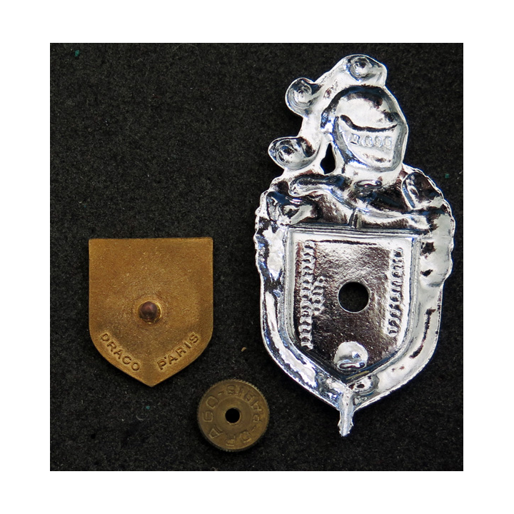 insigne de la Légion de gendarmerie départementale de Basse Normandie Plateau AB Louis Del H.696 et écu lisse