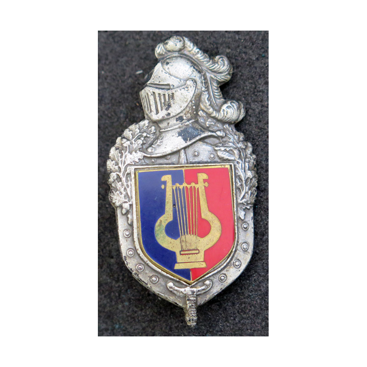 Insigne de la musique de la Garde républicaine Plateau et écu Drago