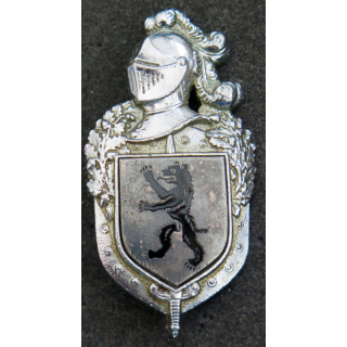 insigne métallique de la Gendarmerie de Berlin Plateau AB LOUIS DEL H.696 et écu H. 598 émail