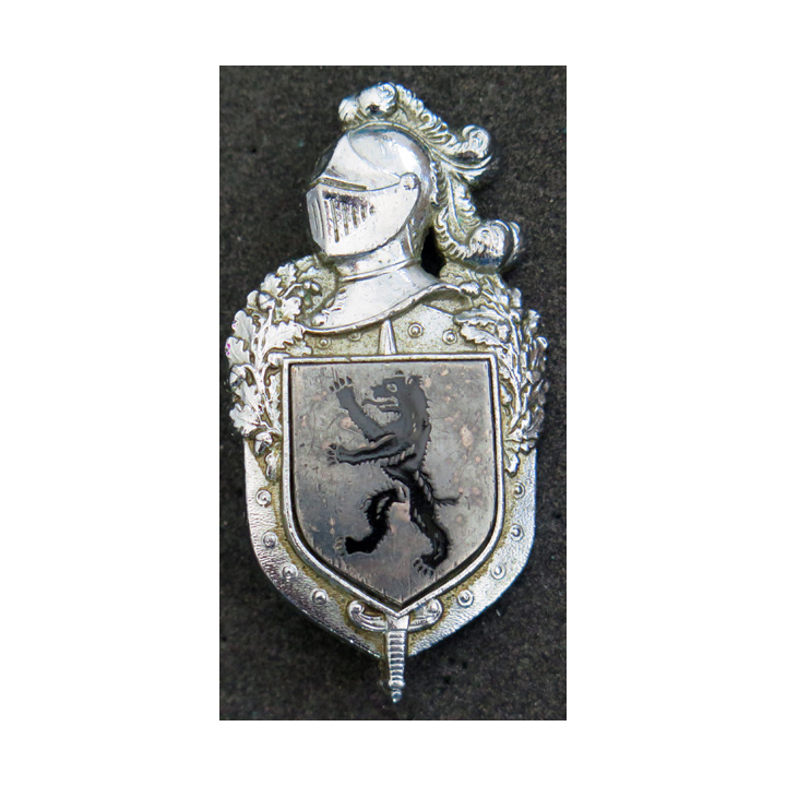 insigne métallique de la Gendarmerie de Berlin Plateau AB LOUIS DEL H.696 et écu H. 598 émail