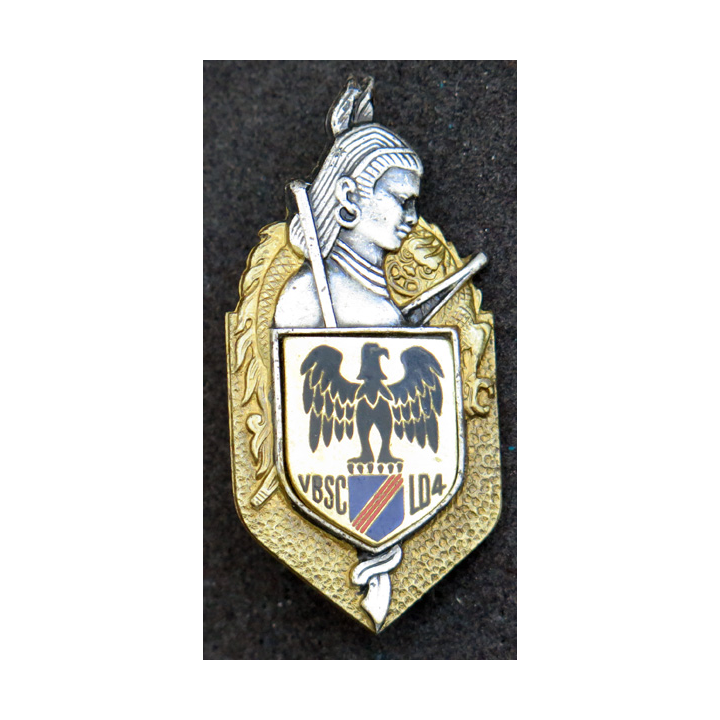 Insigne de la Garde montagnarde des hauts plateaux du Sud Plateau et écu Drago Retirage