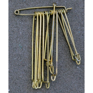 MILITARIA : lot de 10 épingles de taille diverses 3,5 à 5 cm