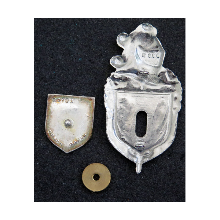 Insigne de la légion de gendarmerie de la région Provence Côte d'Azur Plateau H. 696 et écu Drago G. 2138