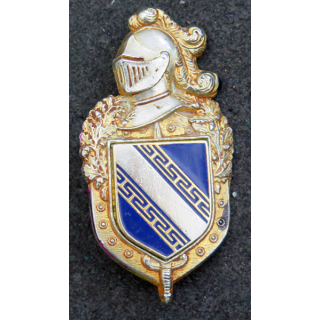 Insigne de la légion de gendarmerie de Champagne Plateau DELSART H.696 et écu AB G. 2136