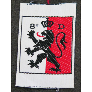 8° DI : insigne tissu de la 8° division  d'infanterie 1° modèle (avant 1979
